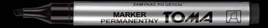 Изображение Toma Marker permanentny city czarny (10szt) TOMA