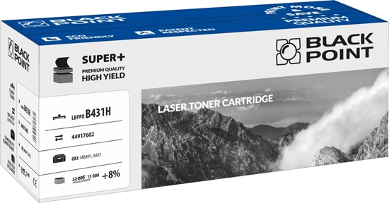Picture of Toner Black Point LBPPOB431H Black Zamiennik 44917602 (BLOB431HBKBW)