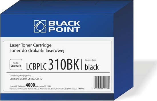 Picture of Toner Black Point LCBPLCS310BK Black Zamiennik 70C2HK0 (BLLOPCS310BKBW)