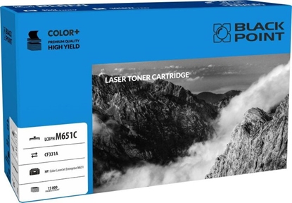Изображение Toner Black Point LCBPM651C Cyan Zamiennik 654A (BLH651CYBW)