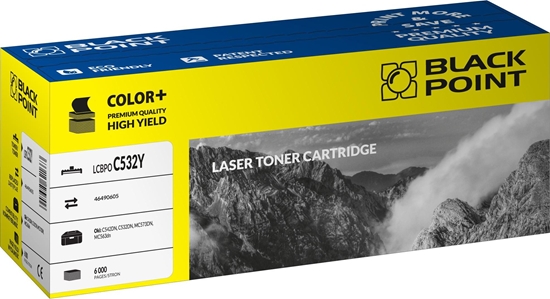 Picture of Toner Black Point LCBPOC532Y Yellow Zamiennik 46490605 (BLOKI532YBW)
