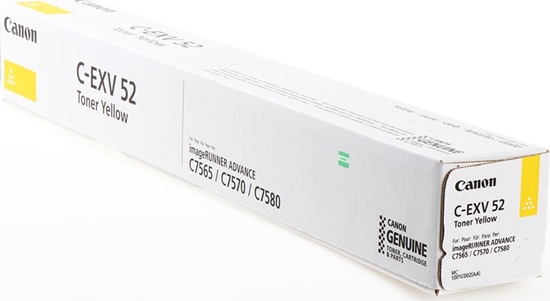 Picture of Toner Canon C-EXV52 Yellow Orygina  (155146)