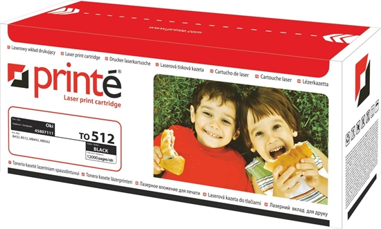 Изображение Toner Printe TO512 Black Zamiennik 45807111 (FCPPRTO512)