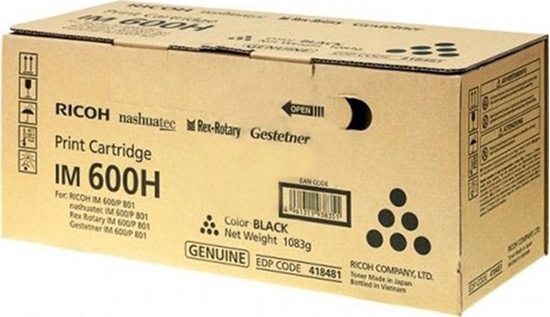 Picture of Toner Ricoh 418481 Black Orygina  (037028)