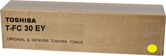 Picture of Toner Toshiba T-FC30E Yellow Orygina  (T-FC30EY)