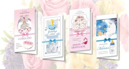 Attēls no Top Graphic Karnet DL De Lux. Zocony Narodziny MIX (10szt.)
