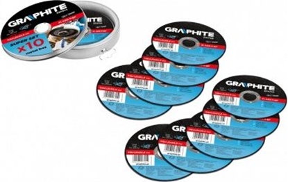 Attēls no Topex Tarcza tnca do metalu 125x1.0x22.2mm, 41 A60-T-BF, 10szt. (55H576)