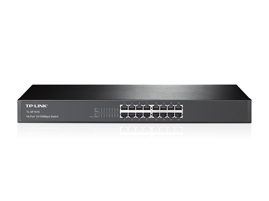 Picture of TP-Link 16-Port 10/100Mbps Rackmount Network Switch