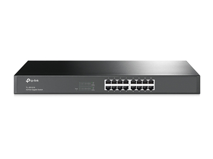 Изображение TP-Link TL-SG1016 network switch Unmanaged Gigabit Ethernet (10/100/1000) 1U Black