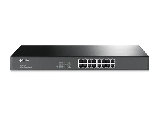 Изображение TP-Link TL-SG1016 network switch Unmanaged Gigabit Ethernet (10/100/1000) 1U Black