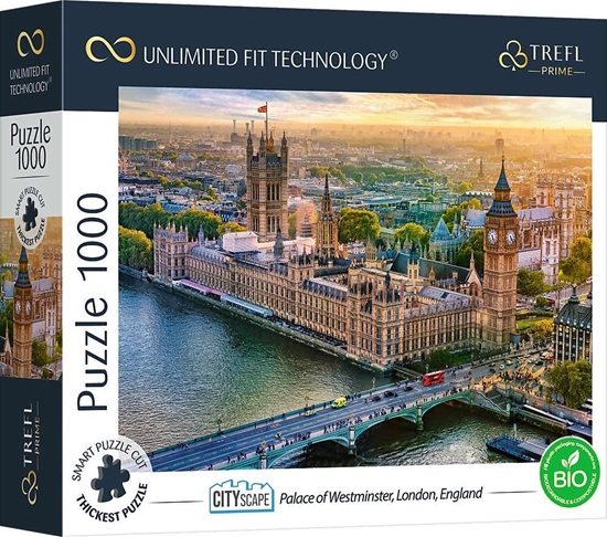 Изображение Trefl Puzzle 1000 Paac Westminsterski, Londyn, Anglia Unlimited Fit Technology