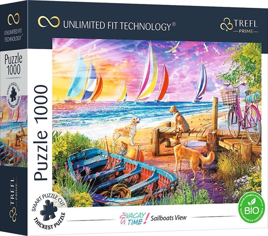 Picture of Trefl Puzzle 1000 Widok na aglówki Unlimited Fit Technology