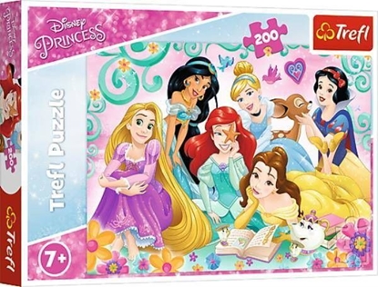 Изображение Trefl Puzzle 200el Radosny wiat ksiniczek. Disney Princess 13268 Trefl p12