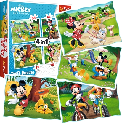 Picture of Trefl Puzzle 4w1 Fajny dzie Mickiego / Disney Standard Characters 34604 Trefl p8