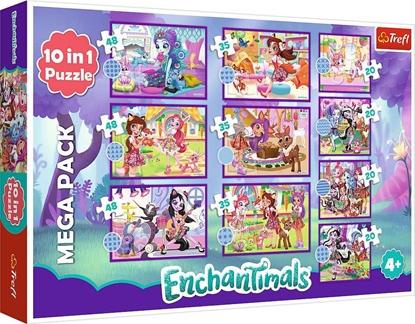 Picture of Trefl Puzzle Zestaw 10w1 Mega Pack Enchantimals 329 elementów