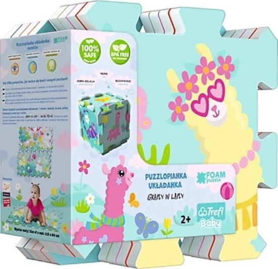 Изображение Trefl Ukadanka Puzzlopianka - Gramy w Lamy 61263 Trefl