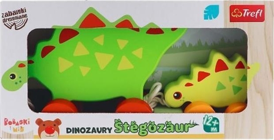 Picture of Trefl Zabawka drewniana - Stegozaur. Bobaski i Mi 61593 Trefl