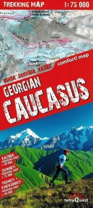 Attēls no Trekking map Georgian Caucasus 1:75 000