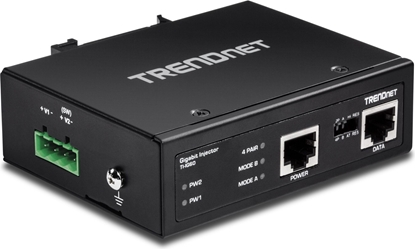Attēls no Trendnet Injector Industrial Gbit PoE+ 60W IP 30