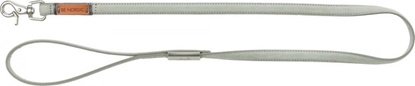 Attēls no Trixie BE NORDIC, smycz, dla psa, jasnoszara, skórzana, XSS: 1.20 m/15 mm