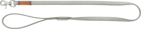 Picture of Trixie BE NORDIC, smycz, dla psa, jasnoszara, skórzana, XSS: 1.20 m/15 mm