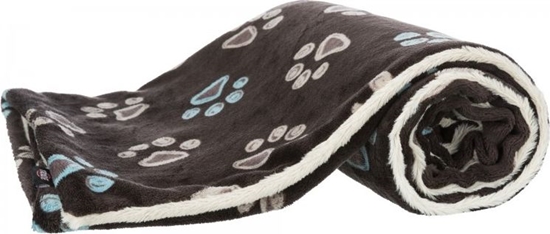 Picture of Trixie Jimmy, koc, dla psa/kota, szarobrzowy/beowy, plusz,150x100 cm