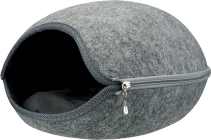 Attēls no Trixie Legowisko zamknite Luna jasnoszare 40 × 24 × 46 cm