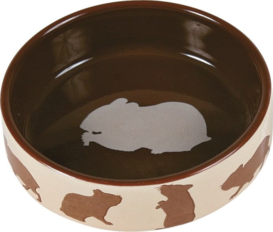 Изображение Trixie Miska ceramiczna dla chomika z motywem chomika - 80ml 8cm