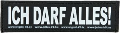 Изображение Trixie Naklejka na rzep 2 Julius-K9 , S, ICH DARF ALLES