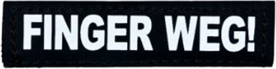 Picture of Trixie Naklejka na rzep 2 Julius-K9, XS, FINGER WEG!