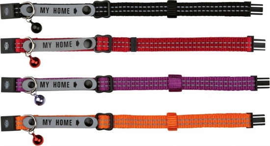 Picture of Trixie OBROA NYLONOWA DLA KOTA Z NALEPK ADRESOW