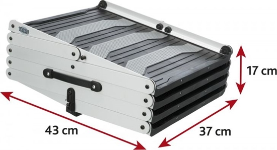 Picture of Trixie Schodki skadane, aluminium, 160x37x70 cm