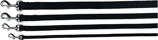 Picture of Trixie Smycz Premium podwójna - Czarna 1.2 cm XS