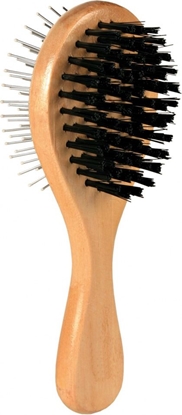 Attēls no Trixie SZCZOTKA DREWNO DWUSTRONNA 17x6.7cm