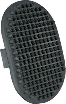 Attēls no Trixie SZCZOTKA MASUJCA Z GUMY (NACITE KOCÓWKI) 9 x 13 cm