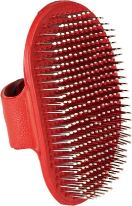 Attēls no Trixie SZCZOTKA Z GUMY (WOSIE ZE STALI NIERDZEWNEJ Z PLASTIKOWYMI KOCÓWKAMI) 8 x 13 cm