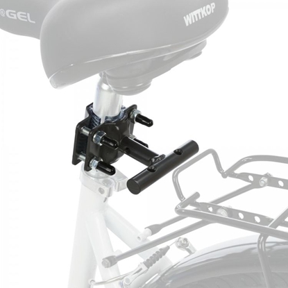 Изображение Trixie Zestaw rowerowy ze smyczą, dla średnich i dużych psów, grafitowy, w kształtcie U, M-XL