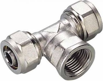 Attēls no Trójnik PEX-AL-PEX 3/4" x 16 x 16mm gwint wewntrzny