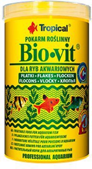 Изображение Tropical Bio-Vit pokarm rolinny dla rybek 250ml/50g