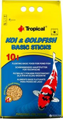 Attēls no Tropical POND STICKS MIXED 4KG WOREK (41630)