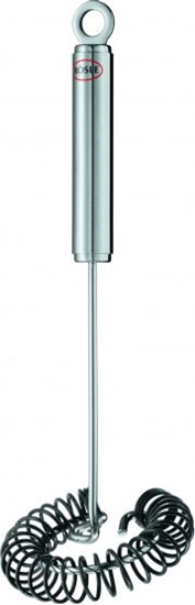 Изображение trzepaczka spiralna 27 x 8,8 cm stal nierdzewna srebrno-czarna