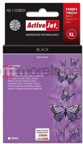 Picture of Tusz Activejet tusz AB-1100BNX / LC-1100Bk / LC-980Bk (black)