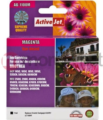 Изображение Tusz Activejet tusz AB-1100MNX / LC-1100M / LC-980M (magenta)