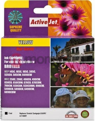 Attēls no Tusz Activejet tusz AB-1240YNX / LC-1240Y (yellow)