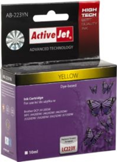 Picture of Tusz Activejet tusz AB-223YN Supreme / LC223Y (yellow)
