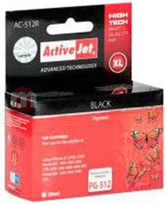 Attēls no Tusz Activejet tusz AC-512R / PG-512 (black)