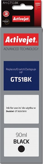 Изображение Tusz Activejet Tusz AH-GT51Bk (black)