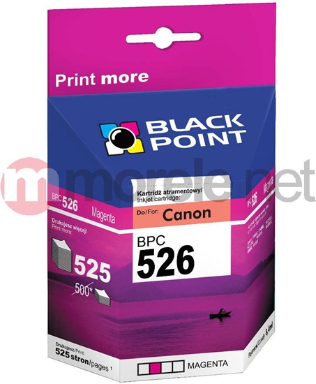 Изображение Tusz Black Point tusz BPC526M / CLI-526M (magenta)