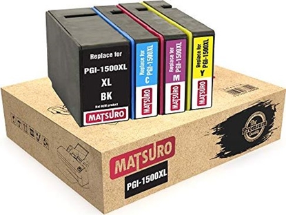 Attēls no Tusz Canon PGI- 1500 Y - 4,5 ml - yellow - Original - ink tank - for MAXIFY MB2050, MB2150, MB2155, MB2350, MB2750, MB2755 (9231B001)