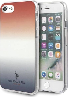 Picture of U.S. Polo Assn US Polo USHCI8TRDGRB iPhone 7/8/SE 2020 czerwono-niebieski/blue&red Gradient Pattern Collection